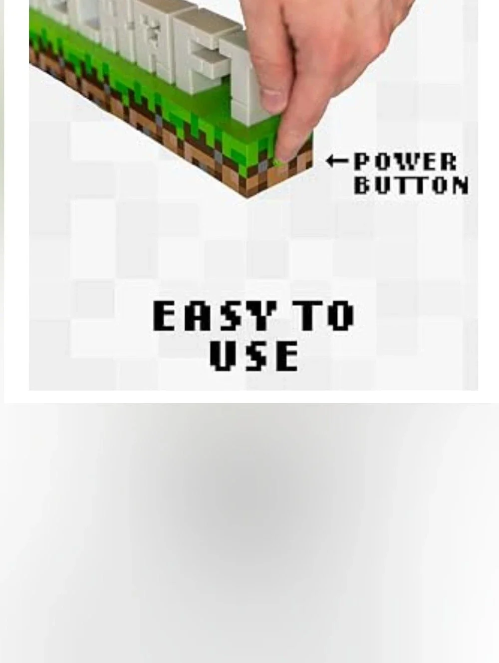 Paladone Minecraft Light Licensed Merchandise 2 Modes USB Battery Gaming Decor